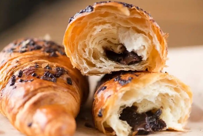 Chocolate croissant French